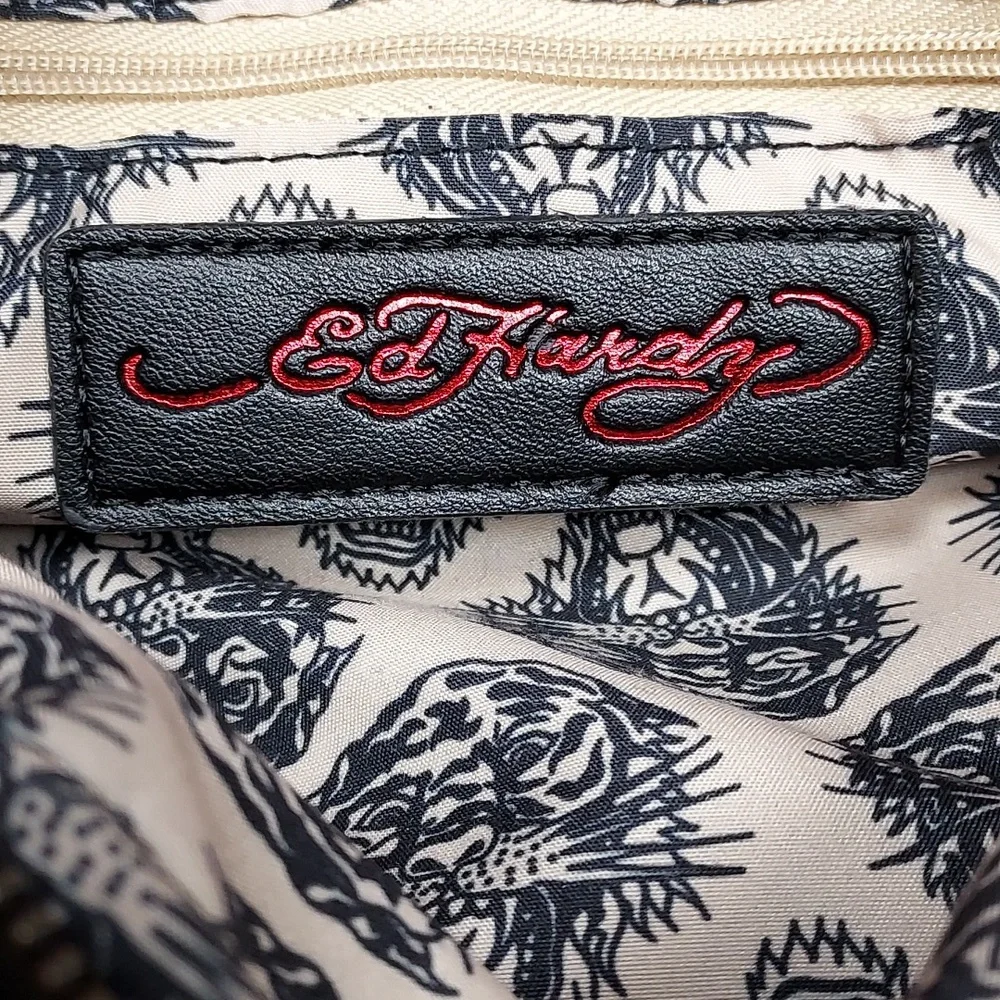 Ed Hardy NWOT Retro Y2K McBling Punk Grunge Indie Sleaze Vegan Crossbody Bag